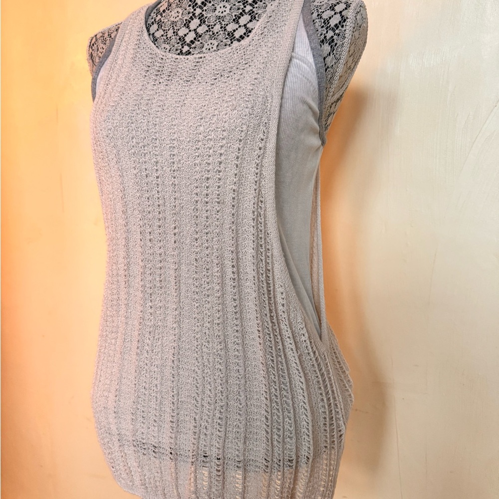 Free People.  Double tank.  Size S